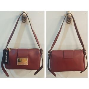 NWT Burgundy Buckle Purse